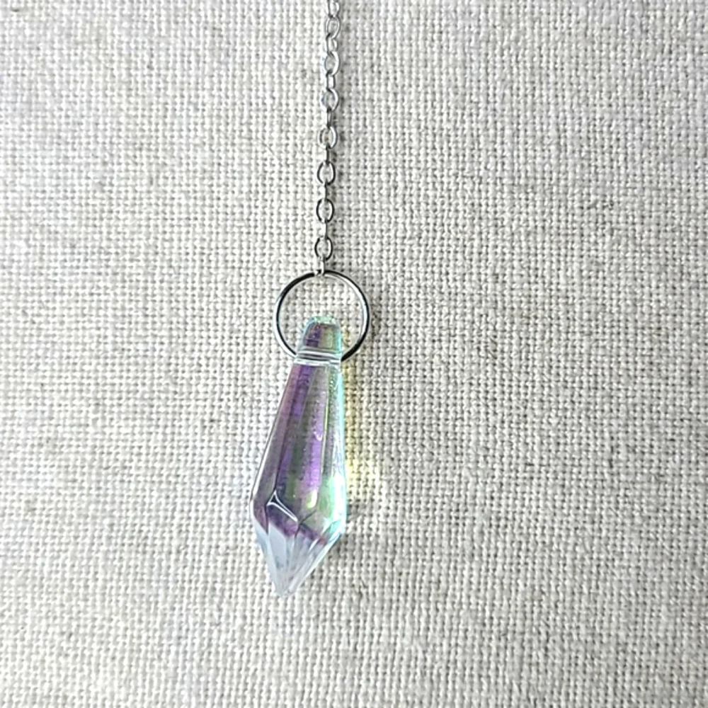 Suncatcher Silver Tone Rainbow Crystal Home Office Indoor Outdoor Summer Decor - Picture 4 of 5